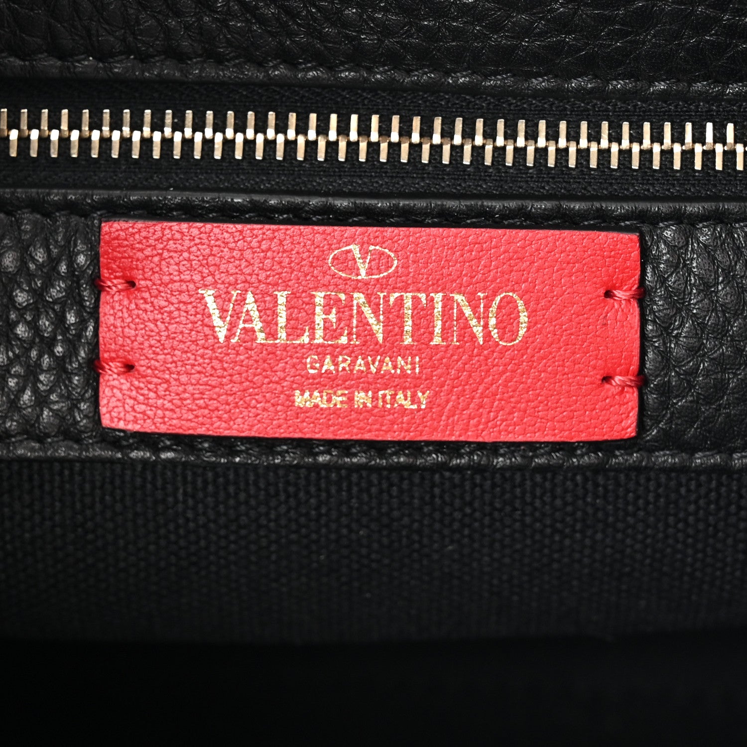 Valentino Garavani Pebbled Calfskin Small Rockstud Flip Lock Hobo Black 6 of 9