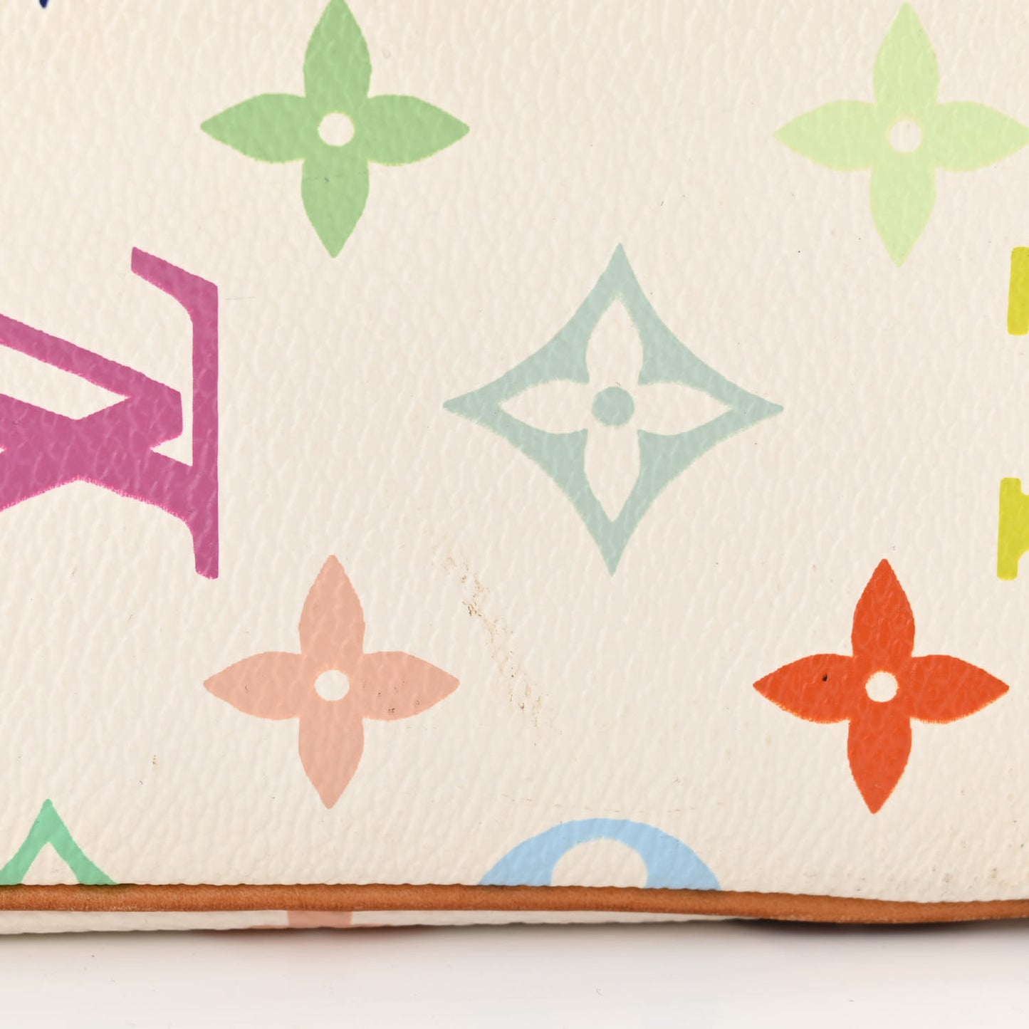 LOUIS VUITTON Monogram Multicolor Sologne White
