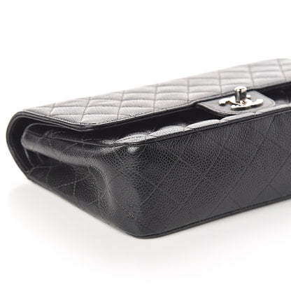 Chanel Caviar Quilted Medium Double Flap Black 7 of 12