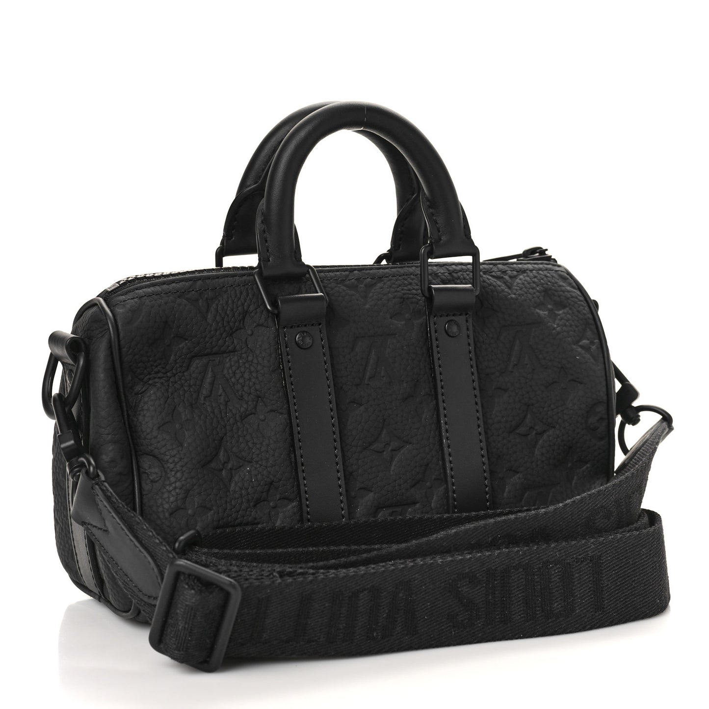 Monogram Taurillon Keepall Bandouliere 25 Black