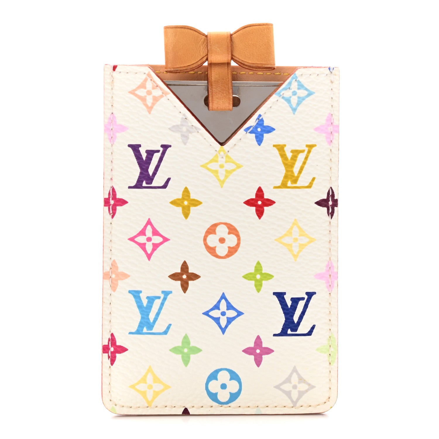 Louis Vuitton Monogram Multicolor Mirror and Case Pouch White 2 of 9