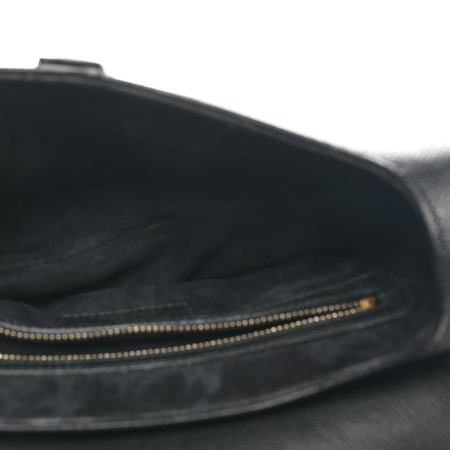 Christian Dior Grained Calfskin Saddle Bag With Strap Black 5 of 10