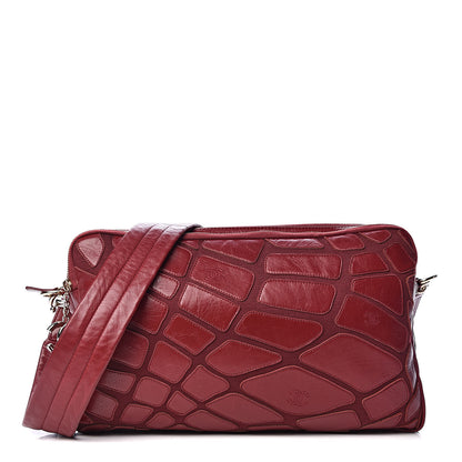 Chanel Lambskin Jersey Scales Camera Case Bordeaux 1 of 13