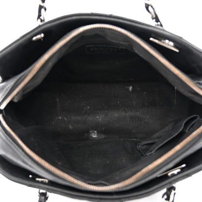 Chanel Calfskin Small Diamond Stitch Tote Black 5 of 15