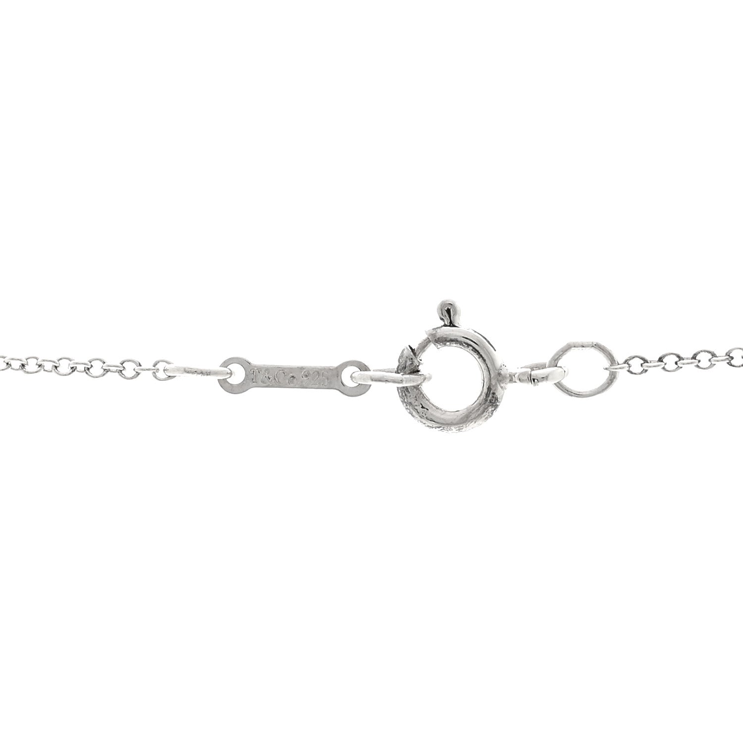 Tiffany Sterling Silver Paloma Picasso Loving Heart Pendant Necklace 5 of 5