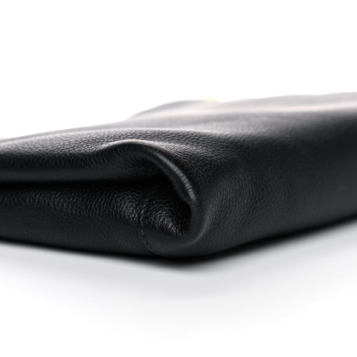 Prada Vitello Daino Zippered Shoulder Bag Black 8 of 11