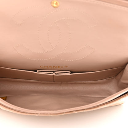 Chanel Patent Distressed Calfskin Quilted 2.55 Reissue 225 Flap Beige 5 of 13