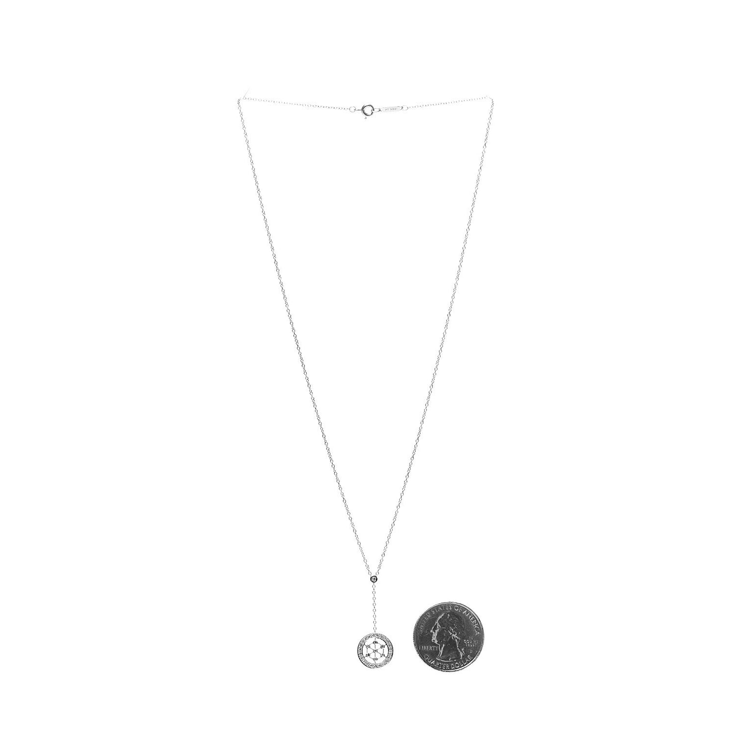 Platinum Diamond Voile Necklace