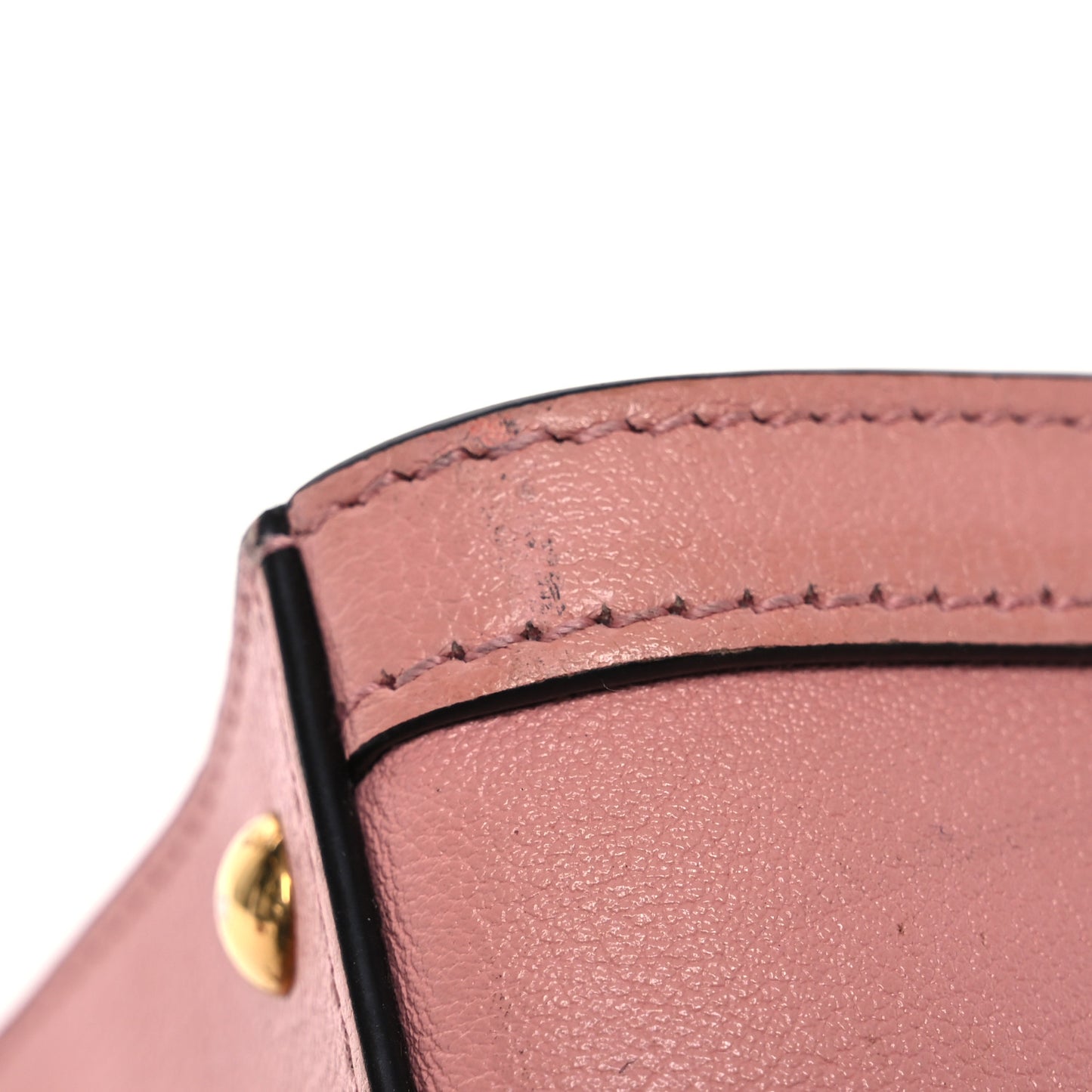 Wonka Grain Calfskin Mini Diana Tote Bag Wild Rose Fuxia Fluo