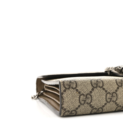 Gucci GG Supreme Monogram Mini Dionysus Chain Wallet Beige Taupe 8 of 10
