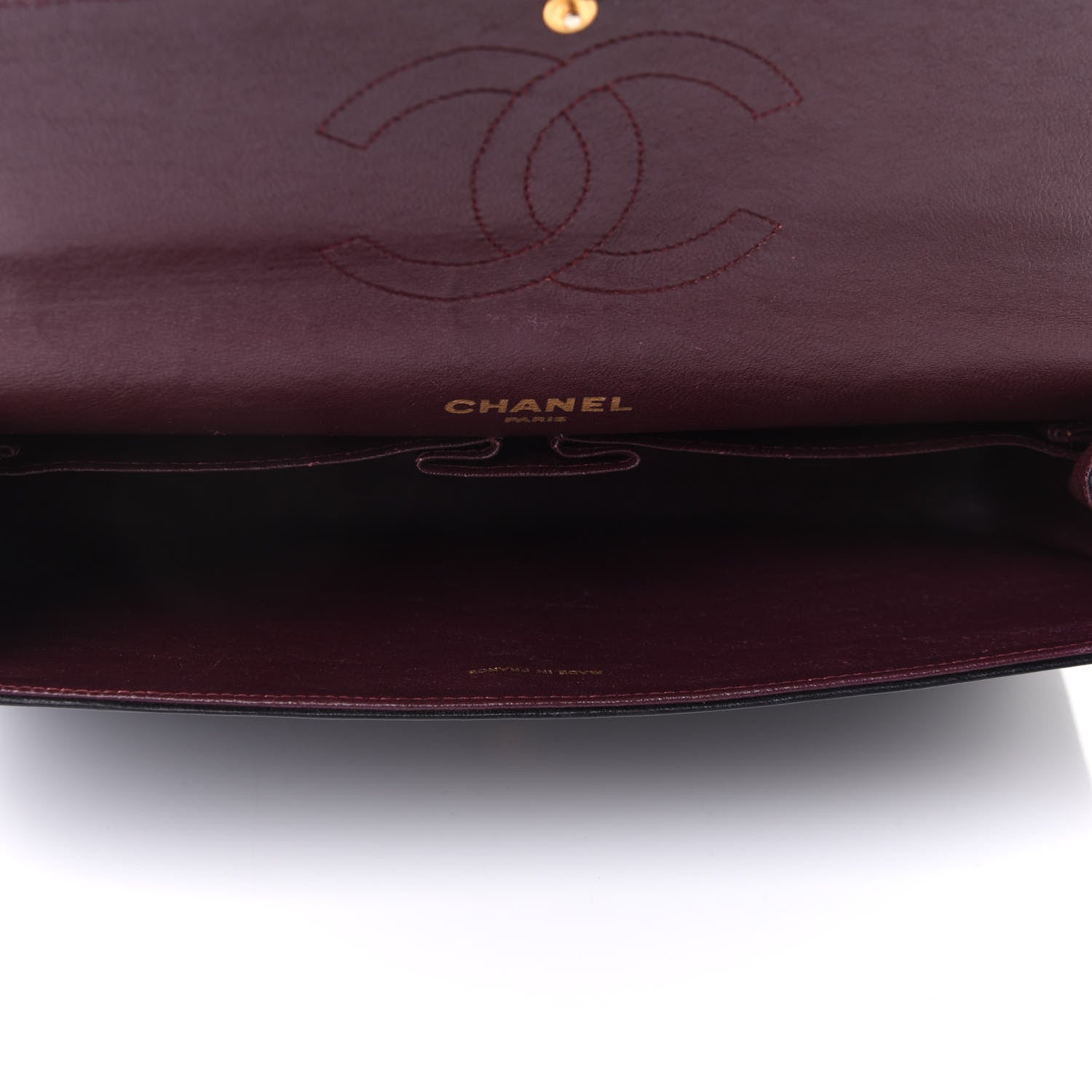 Chanel Lambskin Quilted Medium Double Flap Bijoux Chain Black 5 of 12