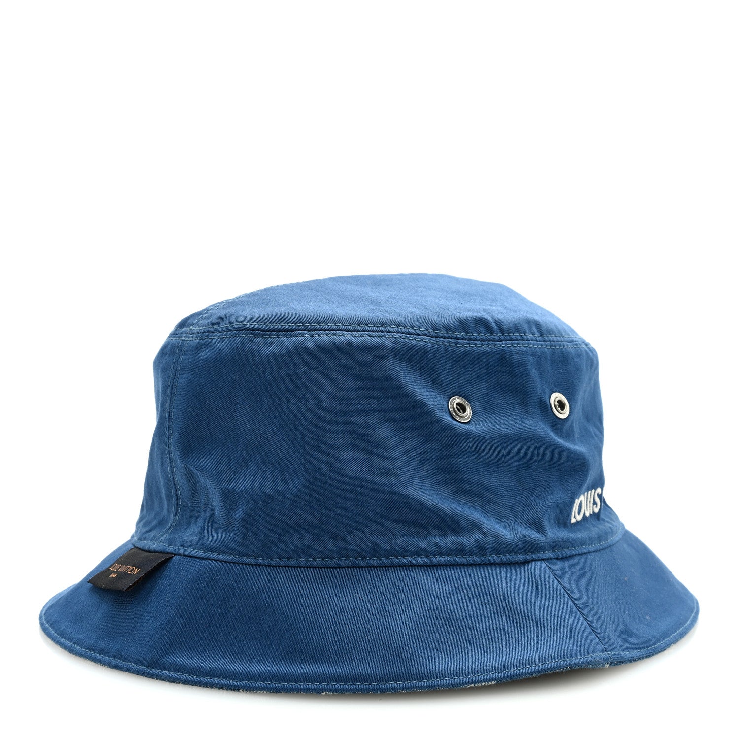 Louis Vuitton Monogram Denim Transformable Bob Bucket Hat 62 Blue 6 of 12