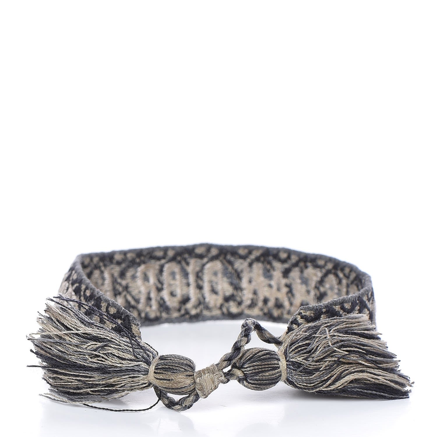 Christian Dior Woven Cotton J'Adior Friendship Bracelet Blue 3 of 4