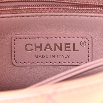 Chanel Iridescent Caviar Quilted Mini Coco Handle Flap Pink 6 of 9