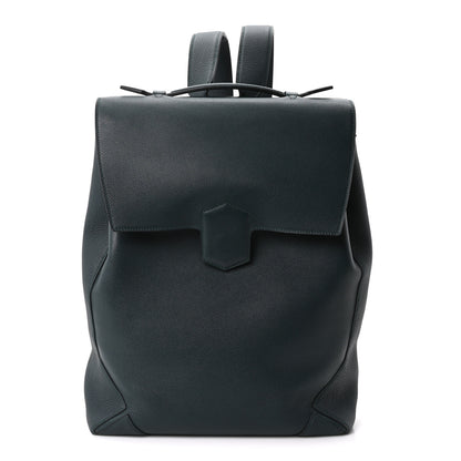 Hermes Evercolor Taurillon Maurice Flash Backpack Vert Cypress 1 of 9