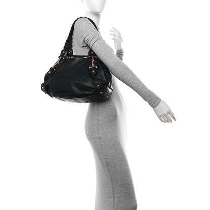 Gucci Guccissima Small Pelham Shoulder Bag Black 2 of 20