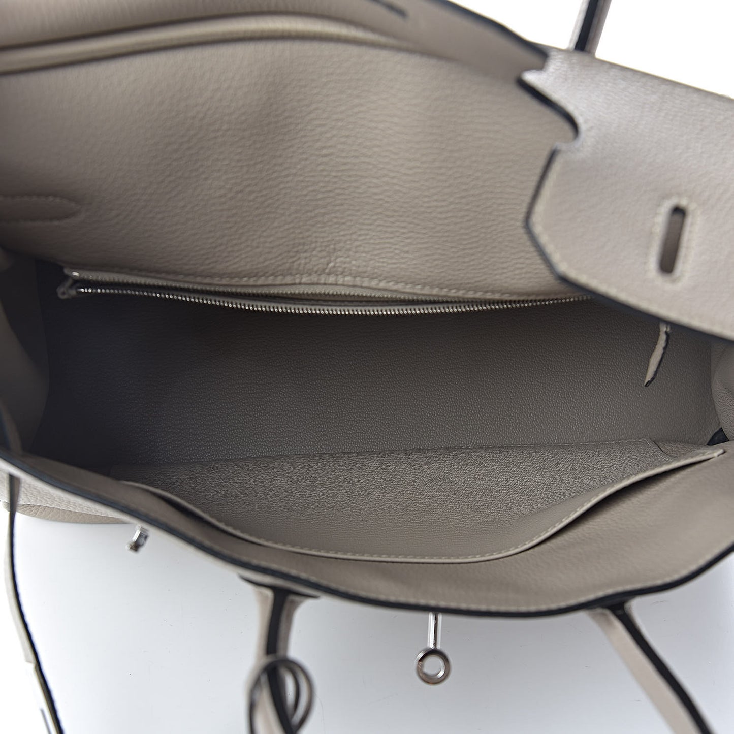 Taurillon Clemence Birkin 35 Gris Tourterelle