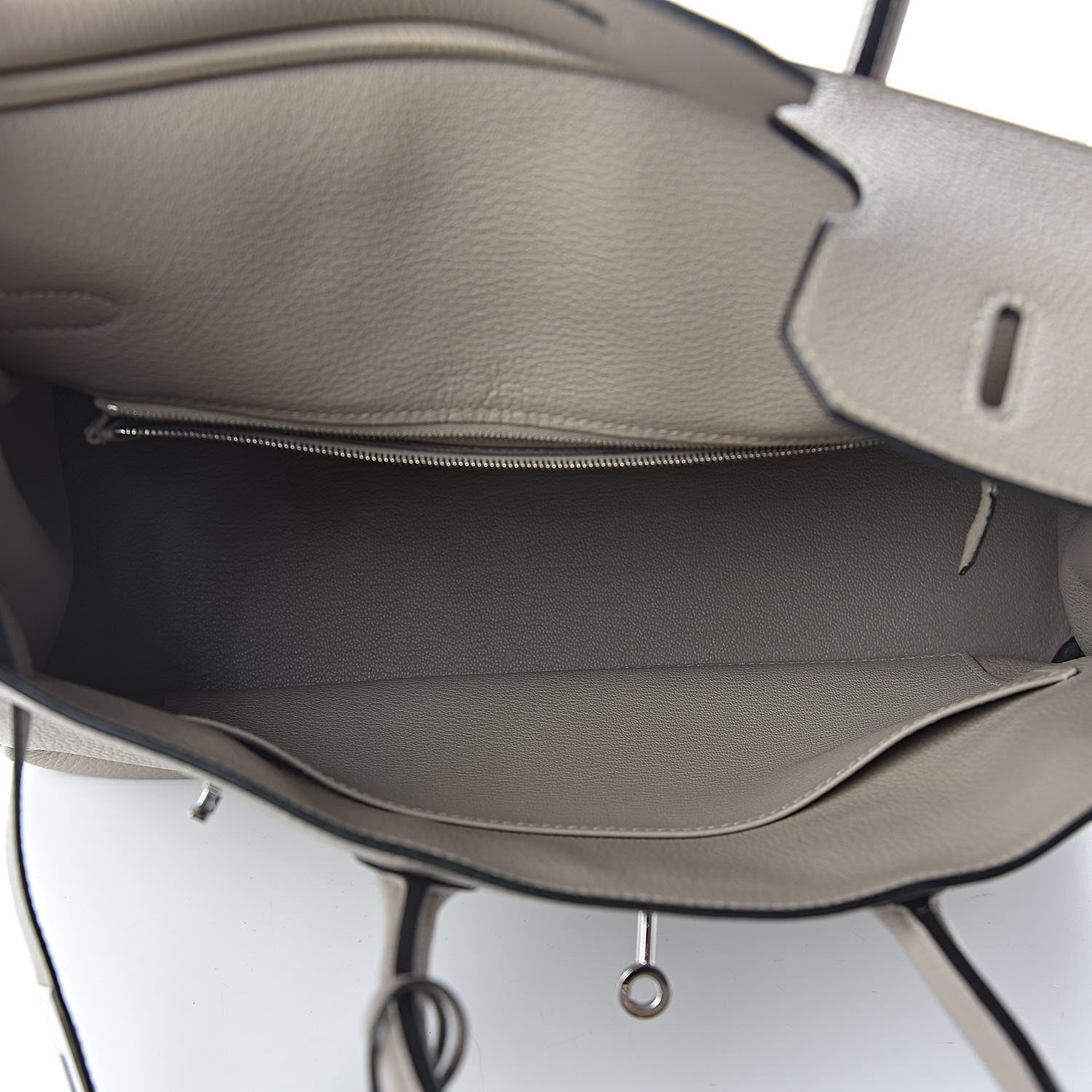 Hermes Taurillon Clemence Birkin 35 Gris Tourterelle 7 of 32