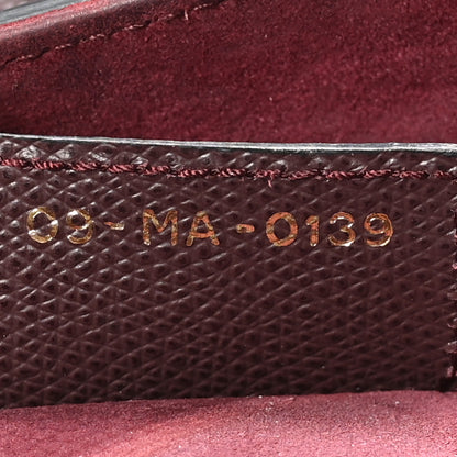 Christian Dior Grained Calfskin Saddle Bag Burgundy 7 of 13