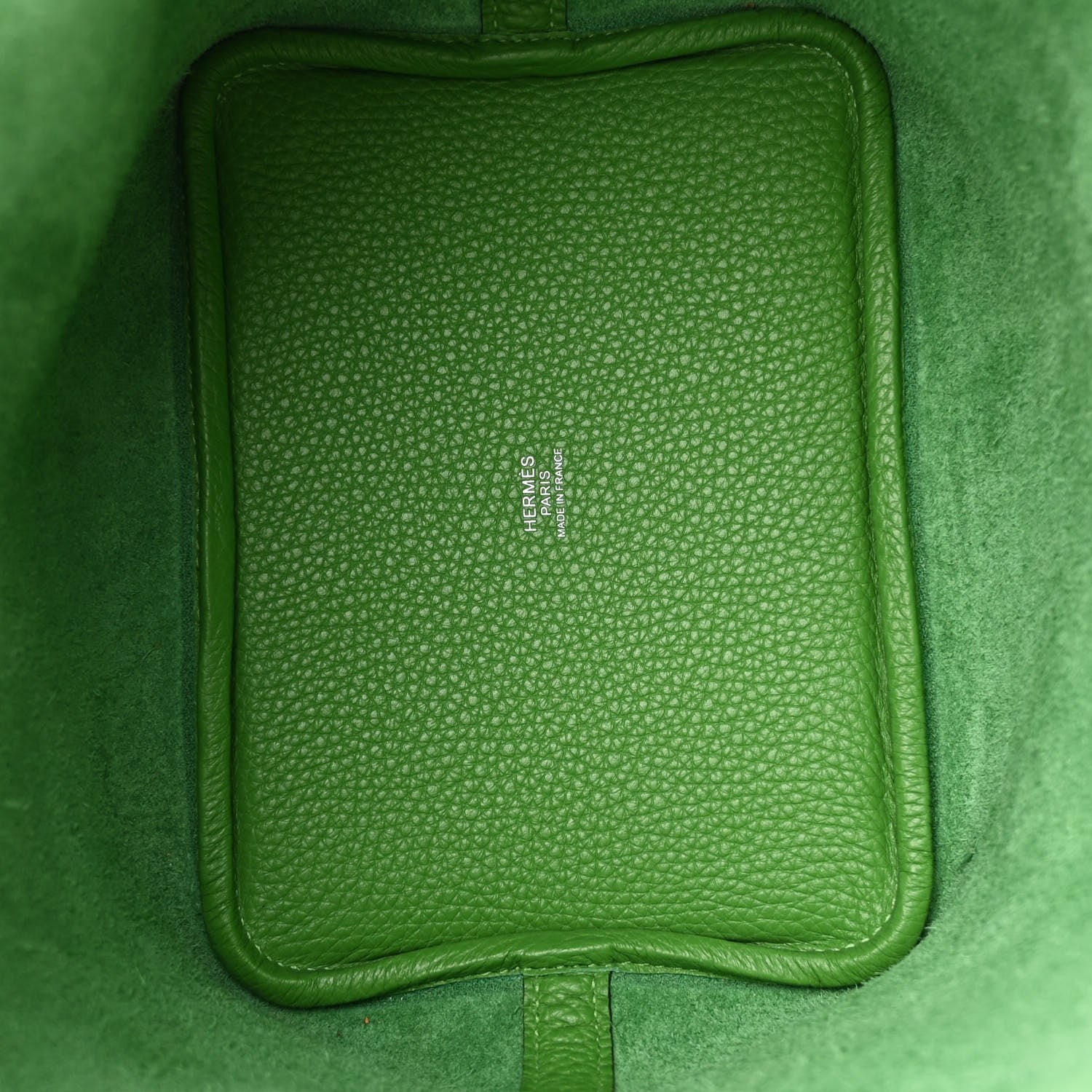Hermes Taurillon Clemence Picotin Lock 18 PM Vert Yucca 5 of 12