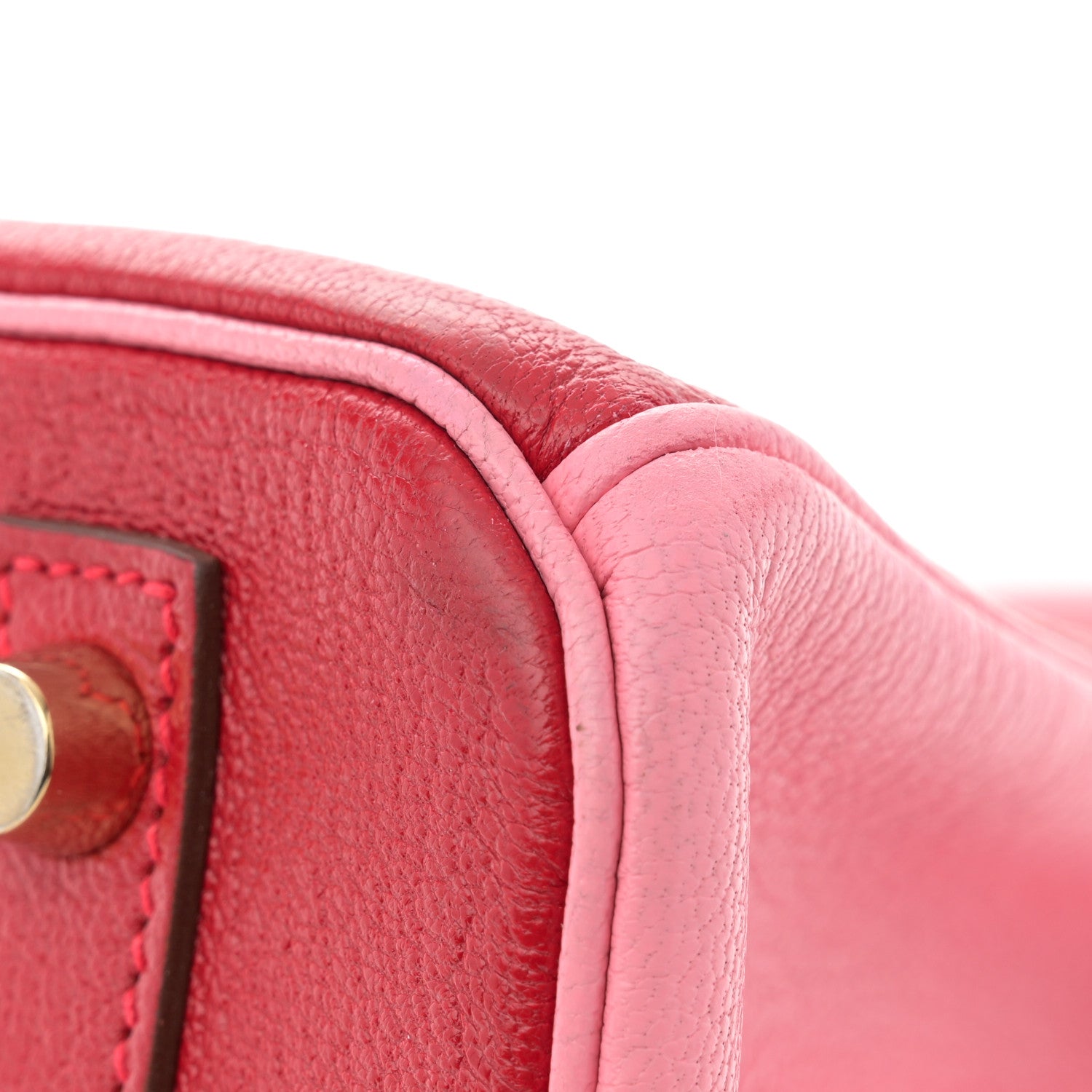 Hermes Chevre Mysore Horseshoe Birkin 30 Rouge Rose Confetti 13 of 14