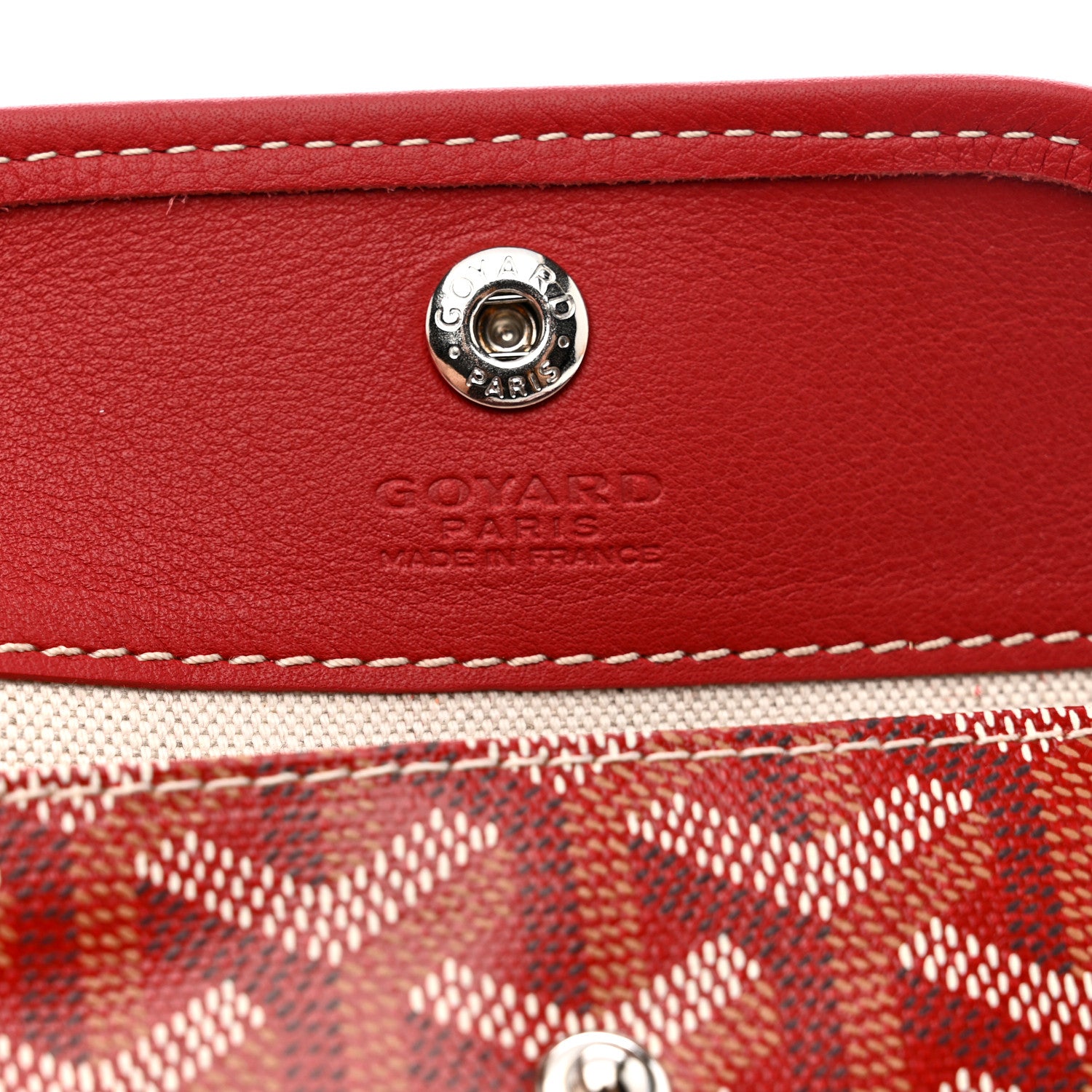 Goyard Goyardine Reversible Mini Anjou Red 11 of 19