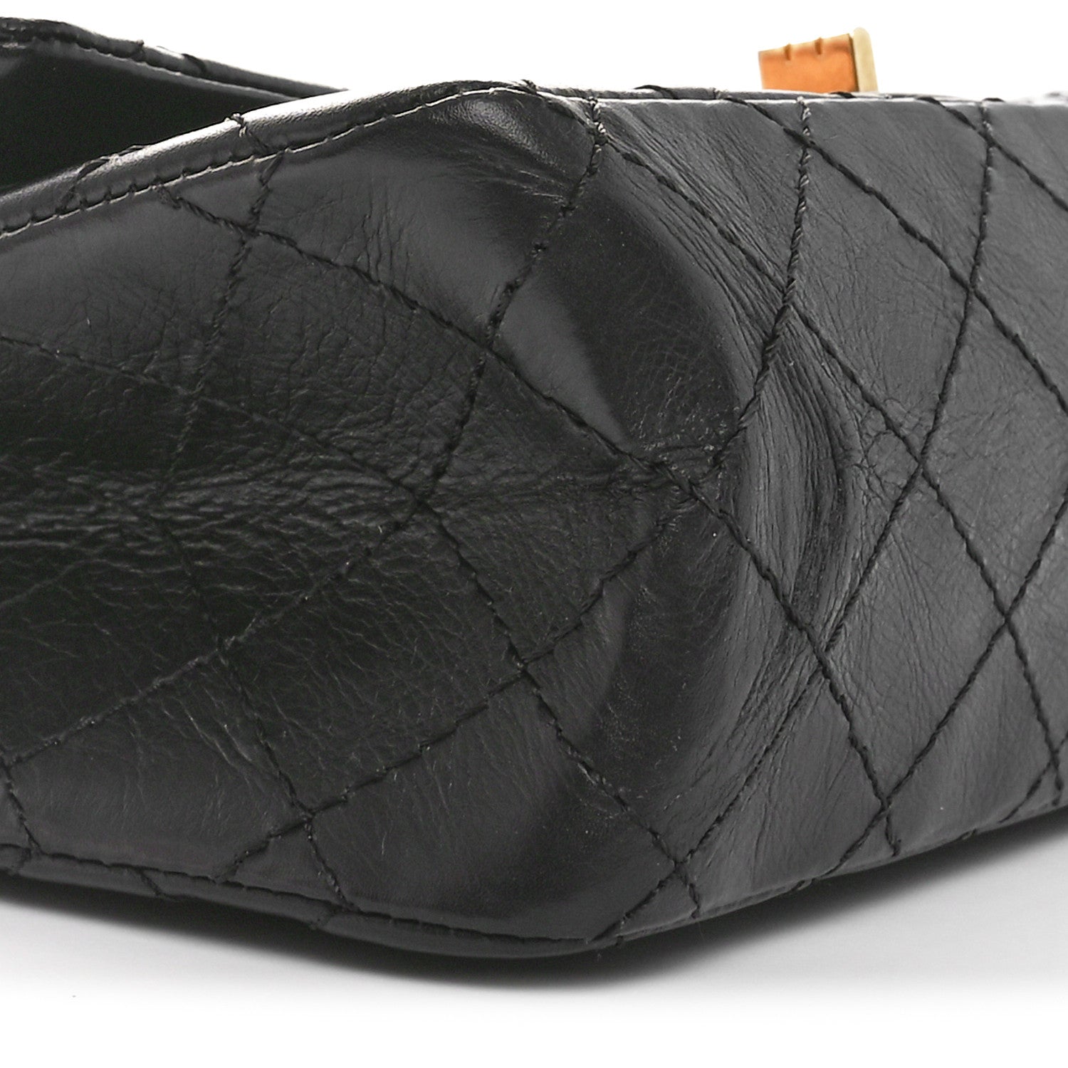 Chanel Aged Calfskin Quilted 2.55 Reissue 225 Flap Black 9 of 10
