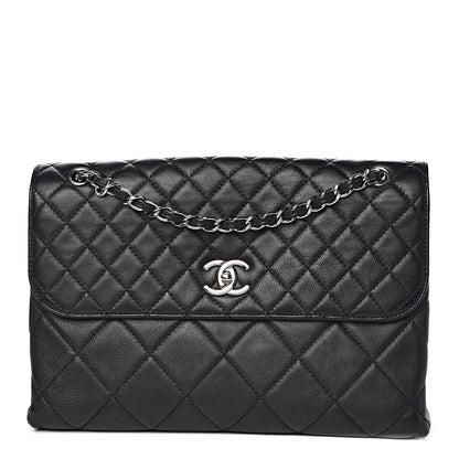 Chanel Calfskin Quilted In The Business Flap Bag Black 1 of 10