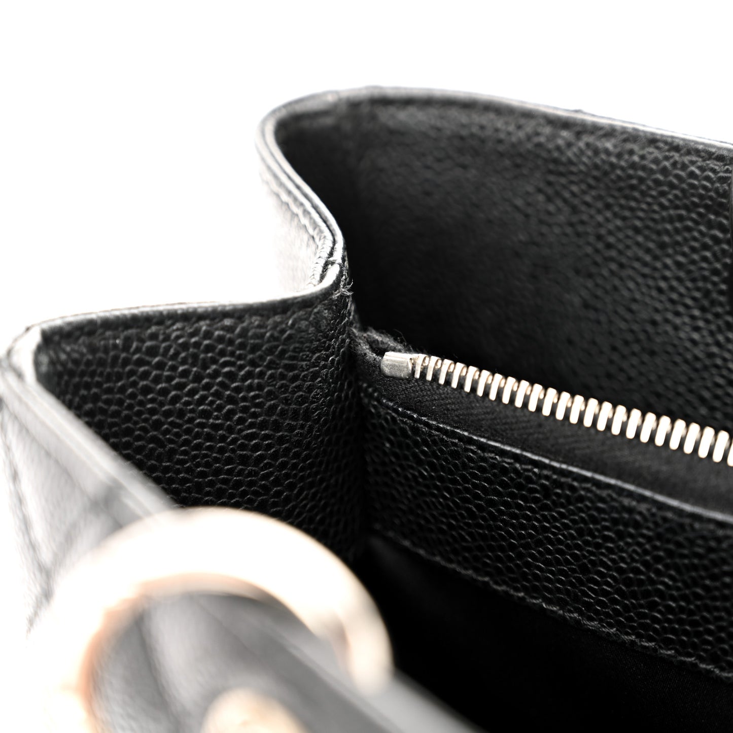 Caviar Quilted Grand Shopping Tote GST Black
