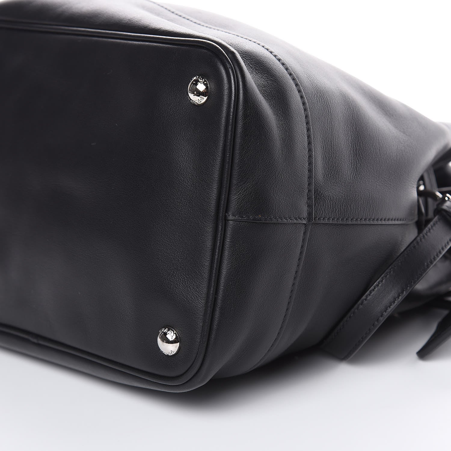Prada City Calf Sport Bucket Bag Black 9 of 10