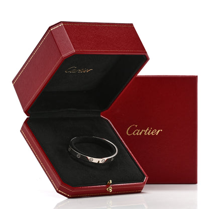 Cartier 18K White Gold LOVE Cuff Bracelet 18 4 of 4