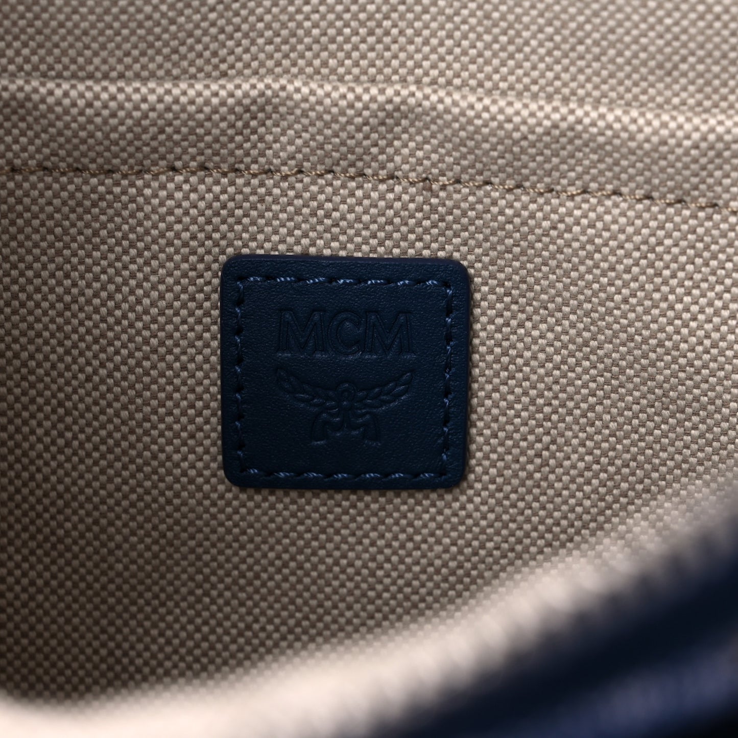 Vintage Jacquard Monogram Small Aren Crossbody Blue