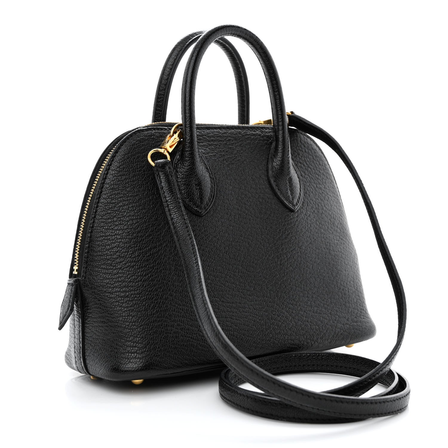 Hermes Chevre Mysore Mini 1923 Bolide Black 3 of 11