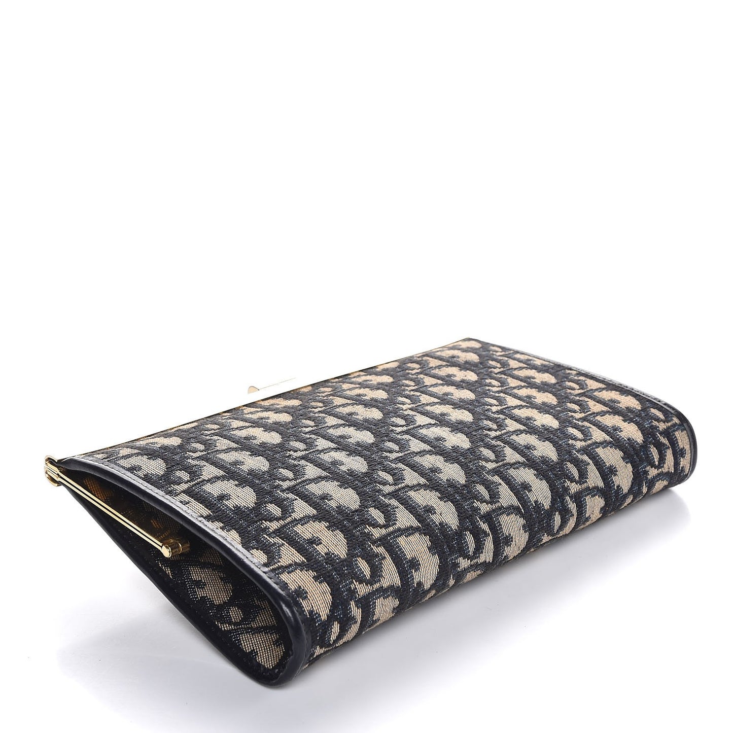 Monogram Small Clutch Navy Blue