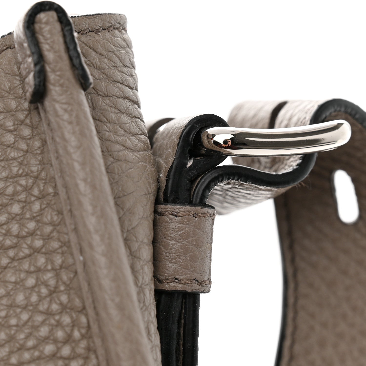 Prada Vitello Daino Soft Hobo Messenger Bag Argilla 11 of 12