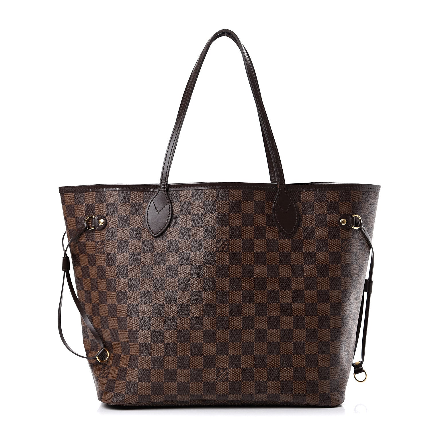 Louis Vuitton Damier Ebene Neo Neverfull MM Rose Ballerine 1 of 21