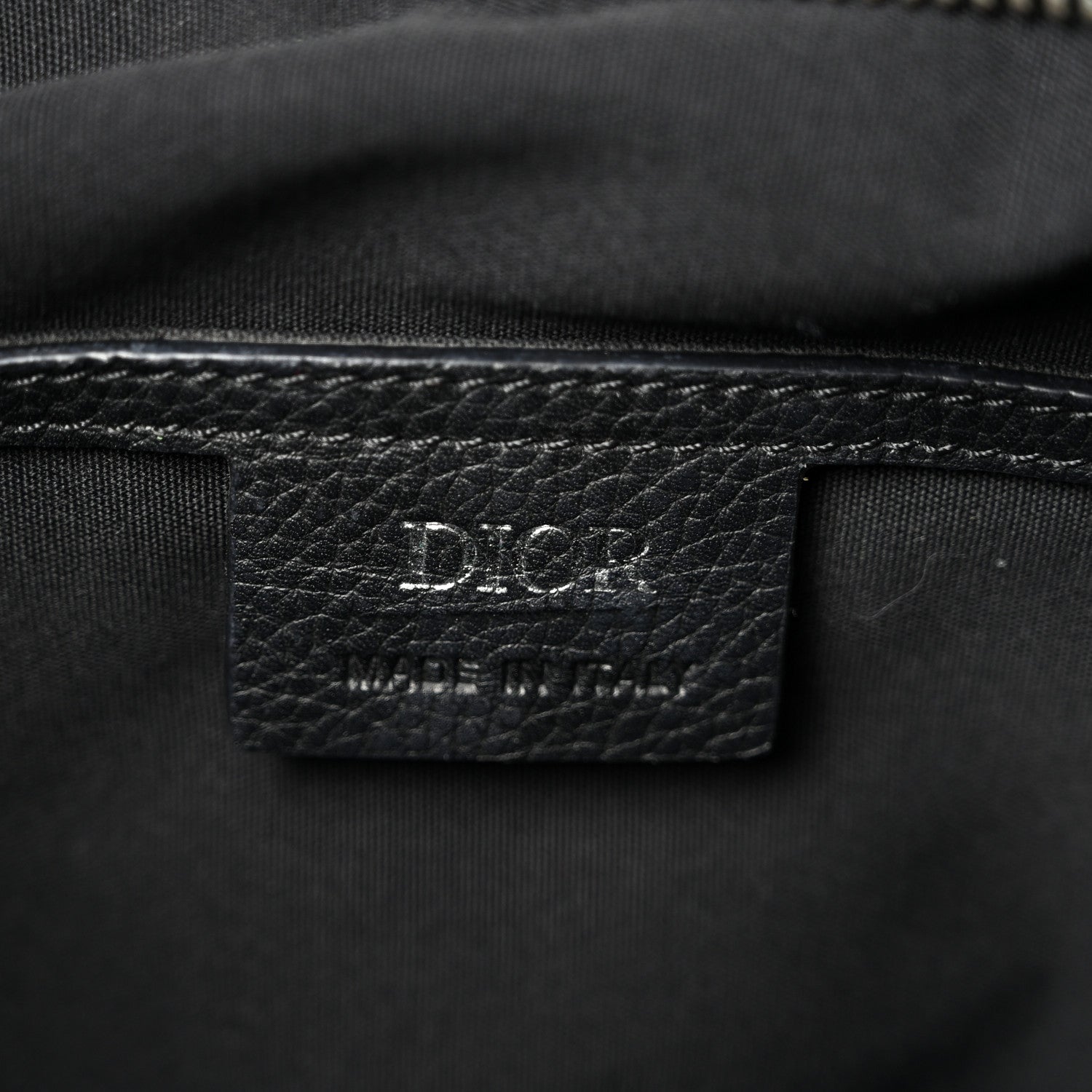 Christian Dior Oblique Calfskin Safari Backpack Navy Blue 6 of 11