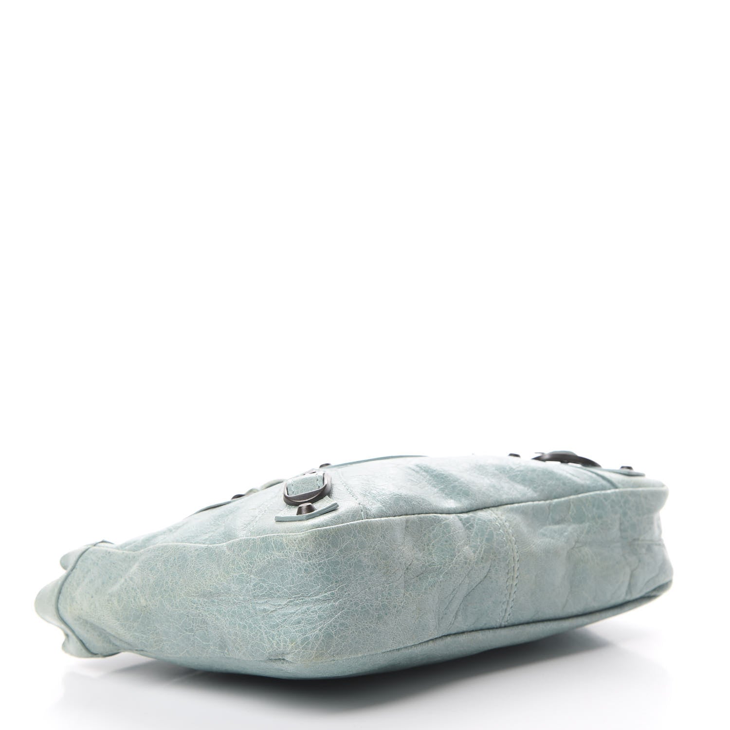 Balenciaga Chevre Porte Toilette Makeup Clutch Sky Blue 3 of 9