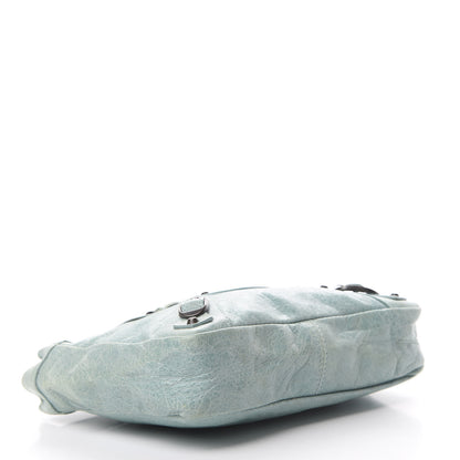 Balenciaga Chevre Porte Toilette Makeup Clutch Sky Blue 3 of 9