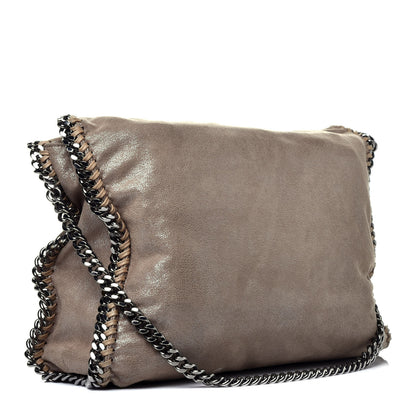 Stella McCartney Shaggy Deer Falabella Fold Over Tote Taupe 4 of 10