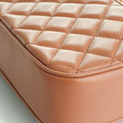 Chanel Lambskin Quilted Medium CC Crown Camera Case Pink 8 of 8