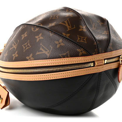 Louis Vuitton Monogram Braided Egg Bag Black 8 of 9