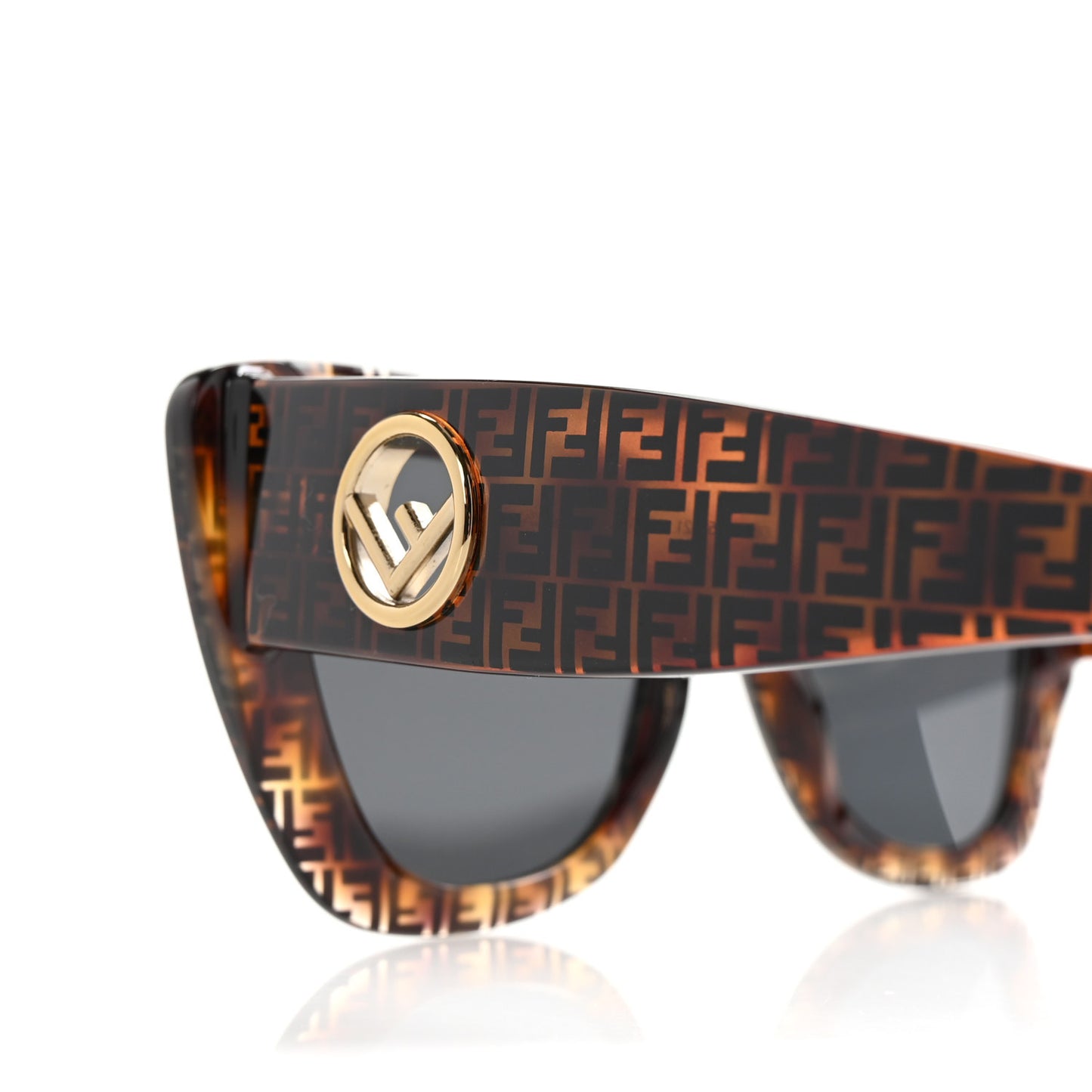 Acetate F is Fendi FF 51mm Cat Eye Sunglasses 0327/S Tortoise Camouflage