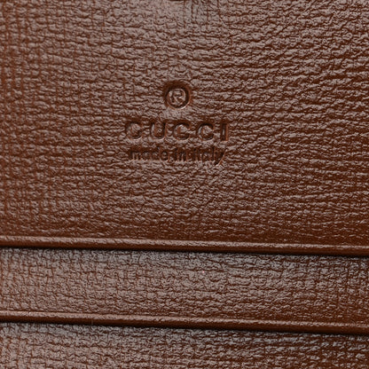 Gucci GG Supreme Monogram Script Logo Heart Card Case New Cherry Red Beige New Acero 6 of 8