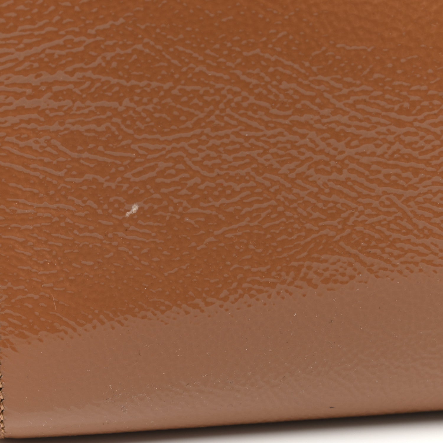 Saint Laurent Textured Patent Calfskin Large Belle De Jour Clutch Nude 7 of 7