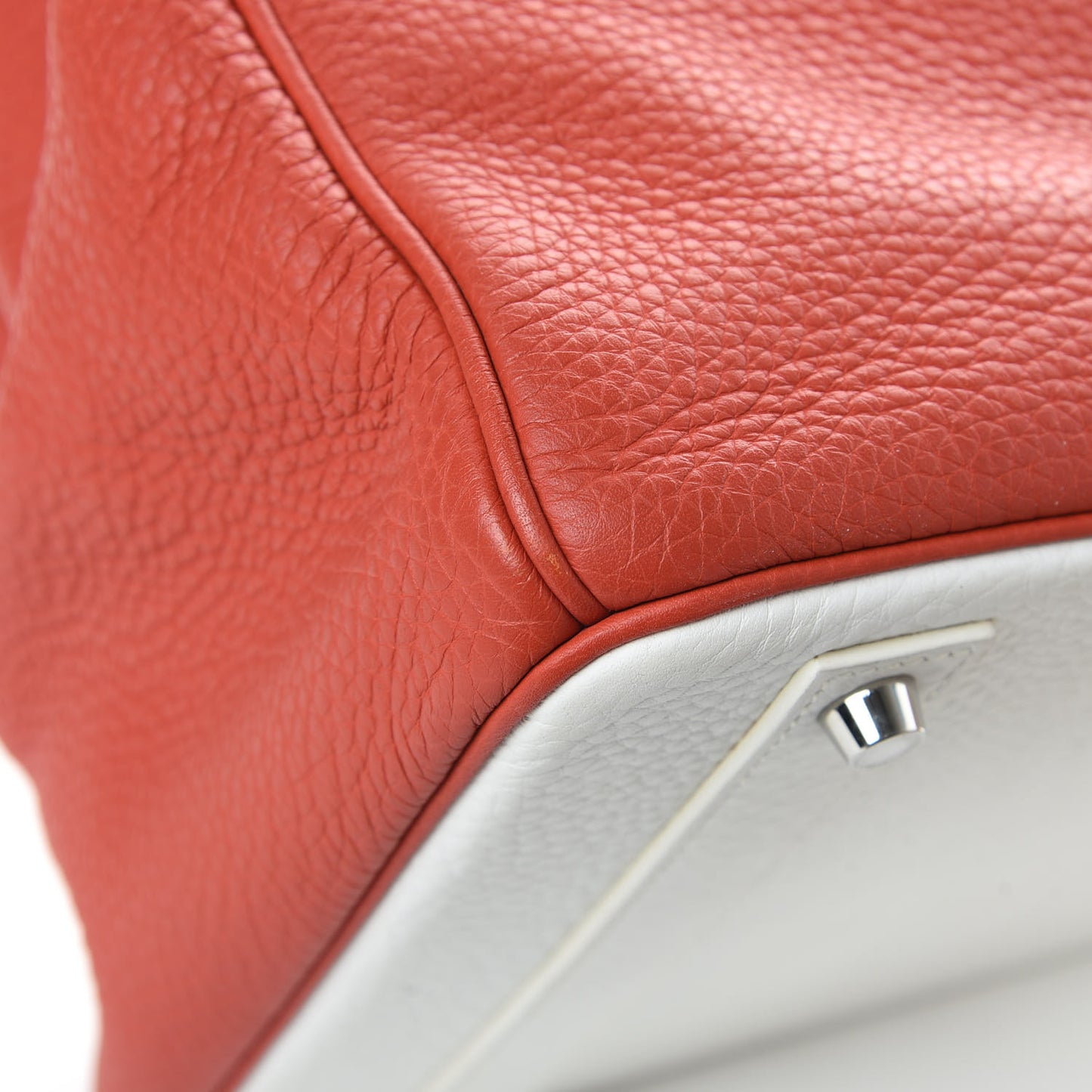 Togo Casaque Birkin 40 Sanguine White