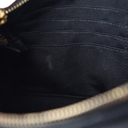 Saint Laurent Calfskin Teen Monogram Crossbody Bag Black 13 of 14