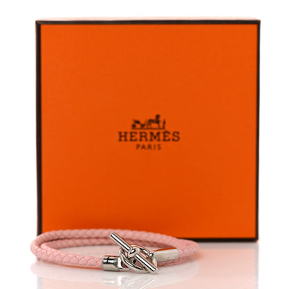 Hermes Swift Glenan Double Tour Bracelet T3 Rose Sakura 6 of 6
