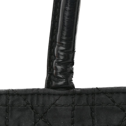 Christian Dior Nylon Cannage Large Tote Black 14 of 16