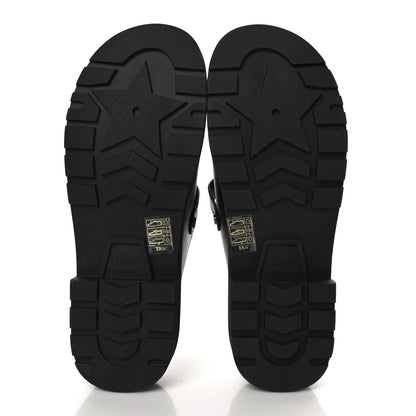 Christian Dior Calfskin Diorquake Buckled Lug Sole 15mm Clogs 41 Black 5 of 8